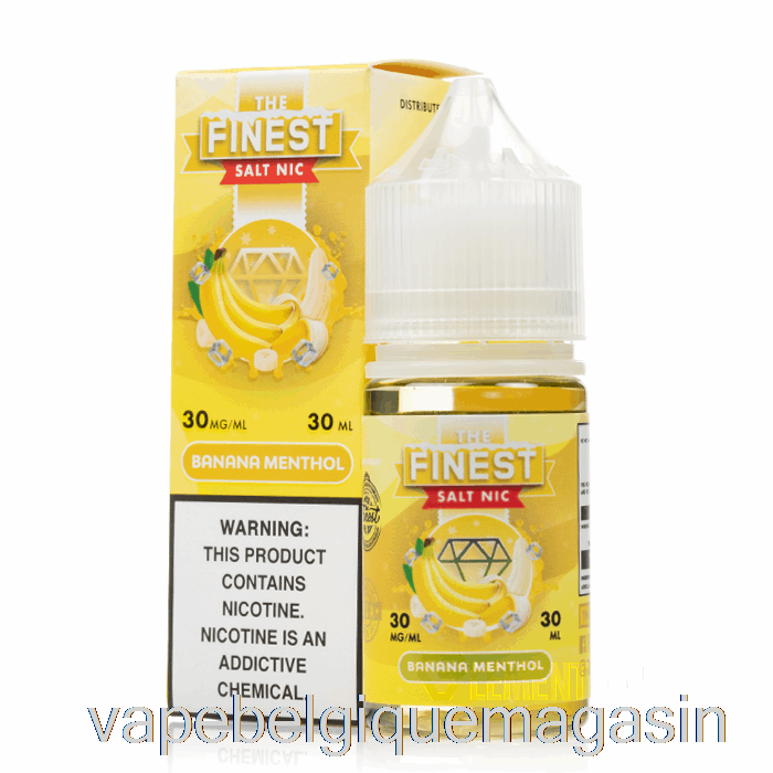 Vape Jetable Banane Menthol - Le Meilleur Sel Nic - 30ml 50mg